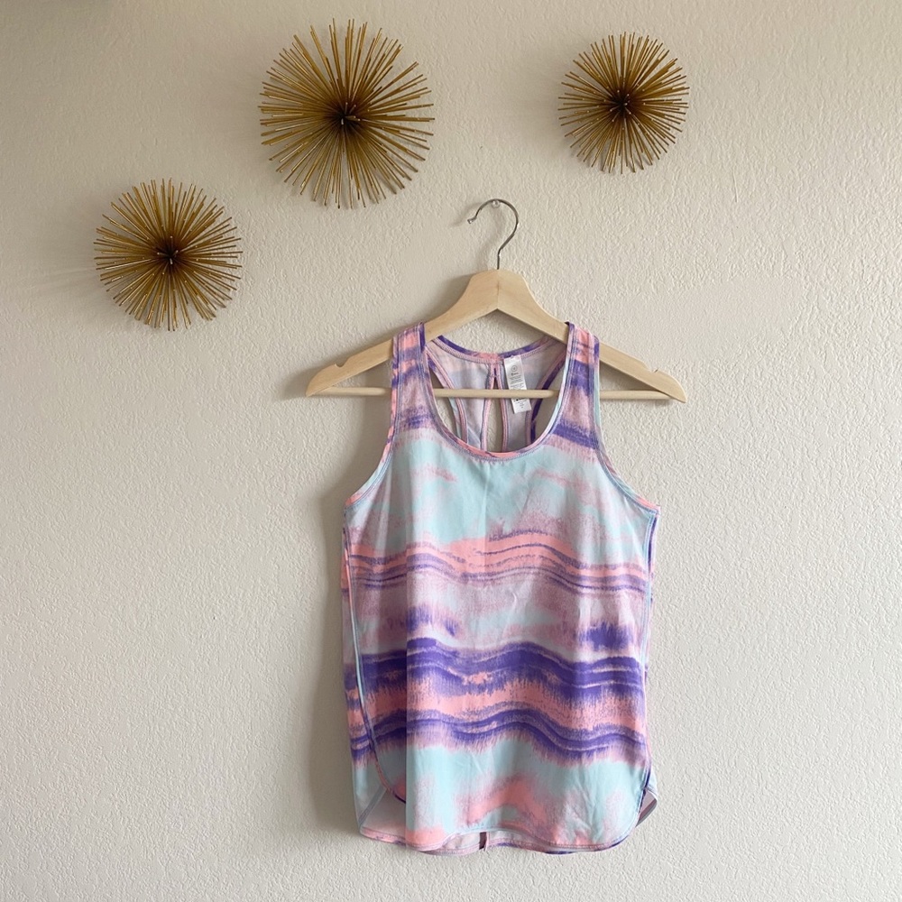 Ivivva Sun Sprinter Singlet Multi-Colored Tank Top